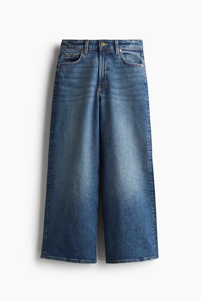 High Rise Wide-cut Jeans