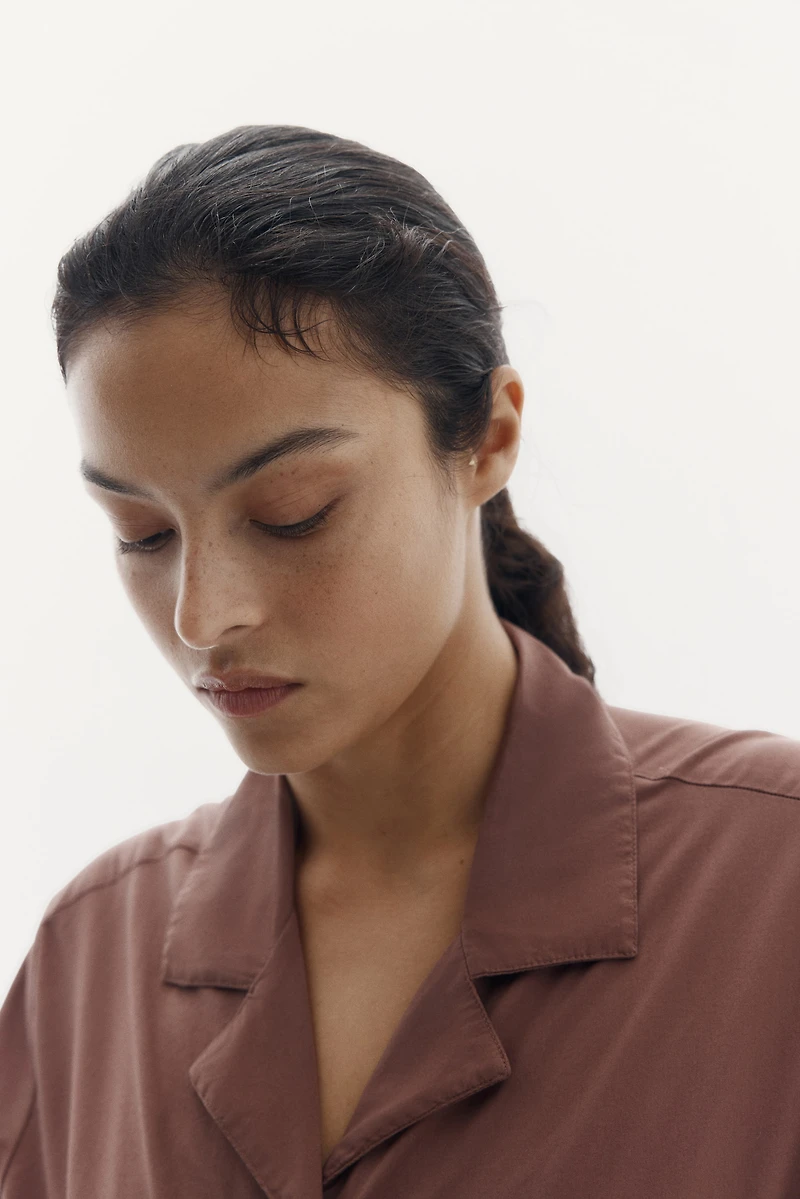 Pajamas with Eyelet Embroidery