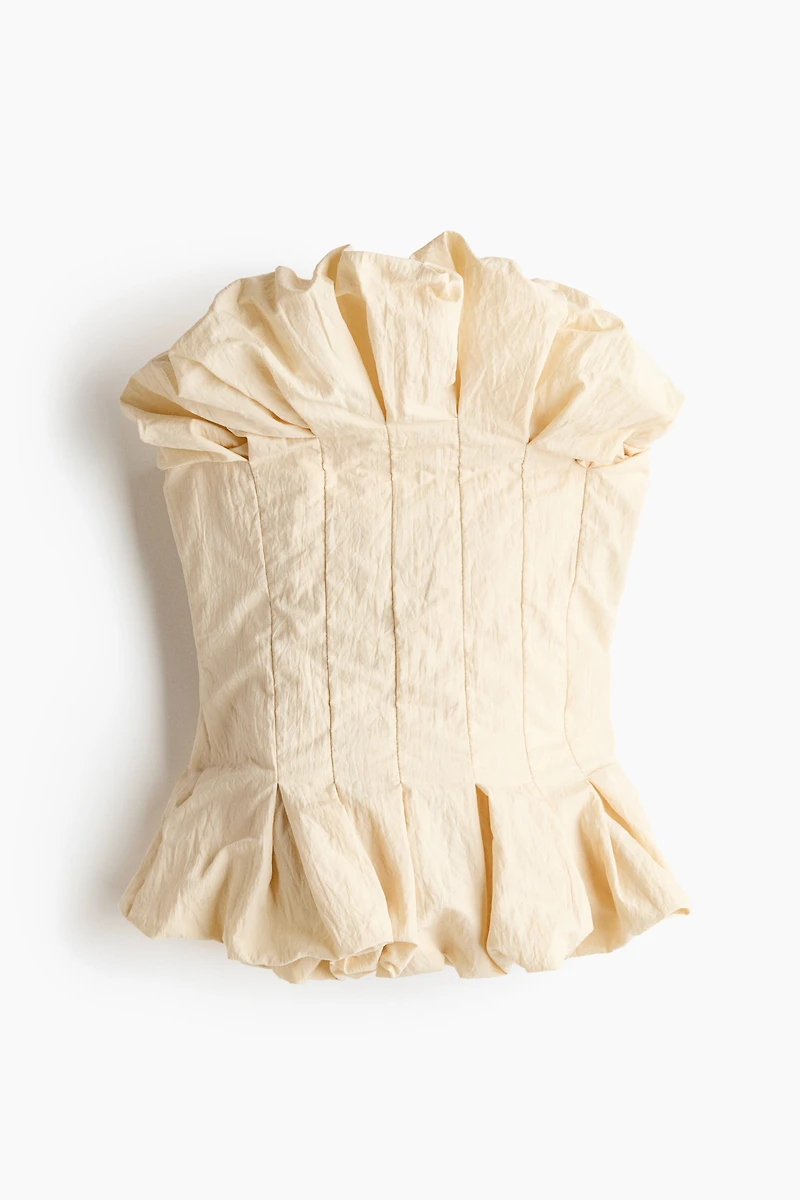 Ruffled Corset Top