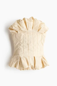 Ruffled Corset Top