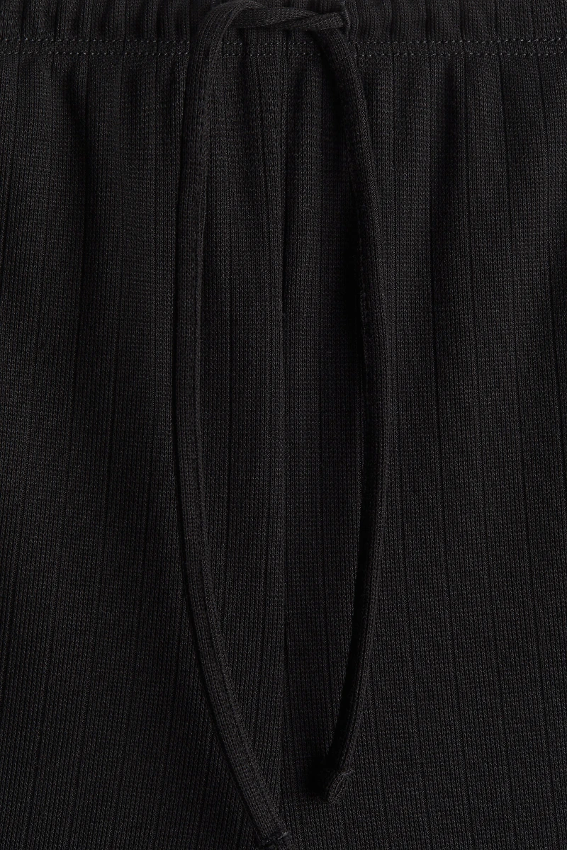 Wide-Leg Drawstring Pants