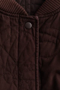 Quilted Bomber Jacket