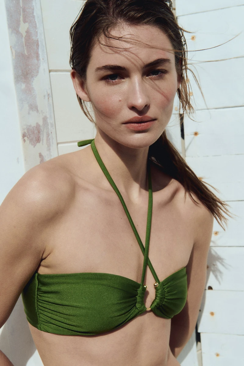 Padded Halterneck Bikini Top