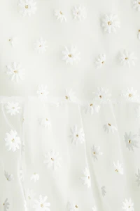 Embroidered-Detail Dress