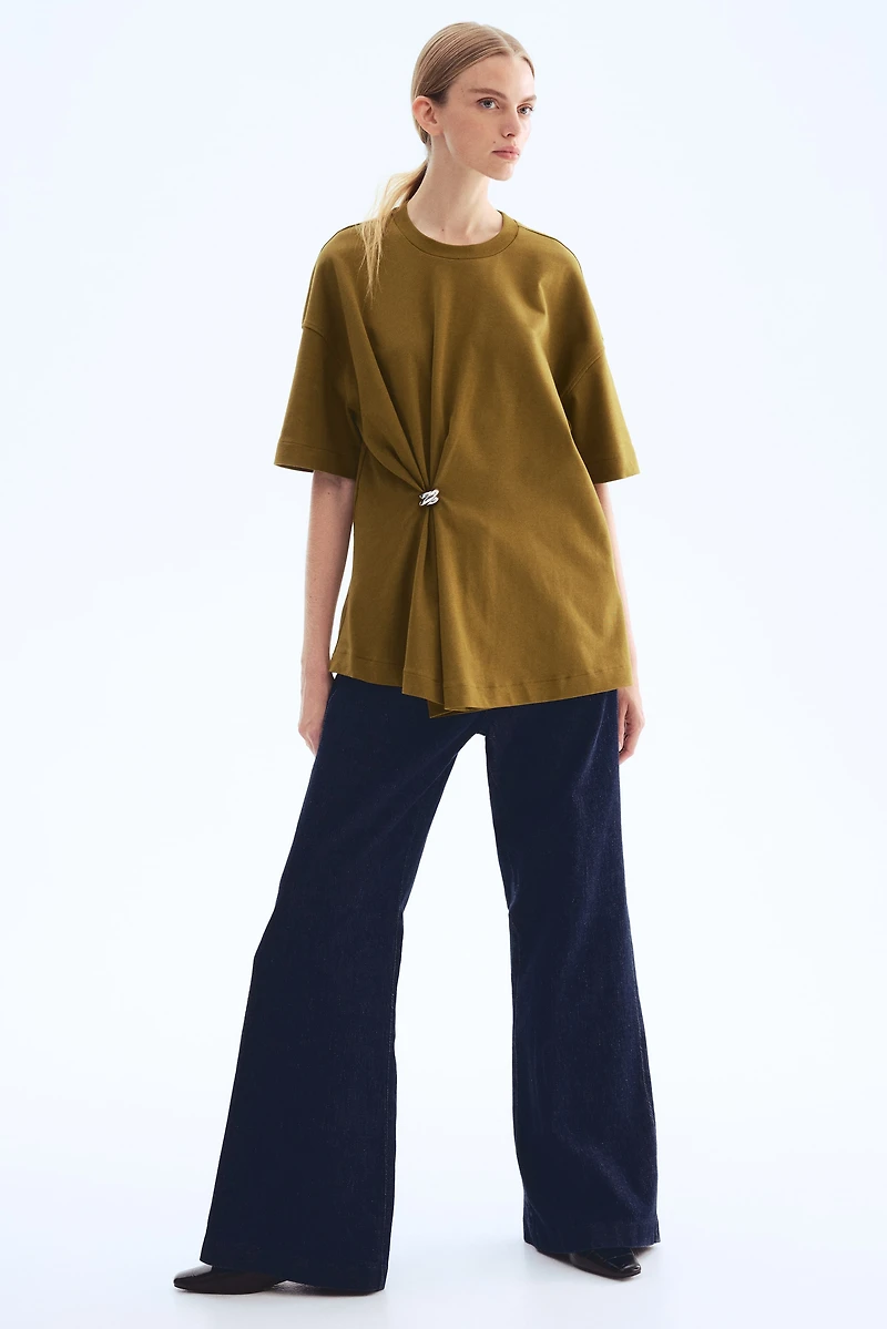 Metal-Detail T-Shirt