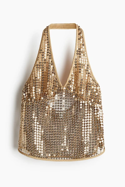 Haut à sequins et dos nu