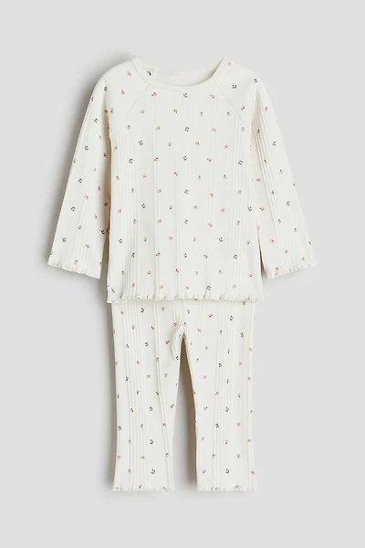 2-piece Waffled Set