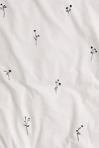 Patterned Cotton King/Queen Duvet Cover Set