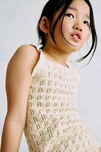 2-Piece Cotton Pointelle-Knit Set