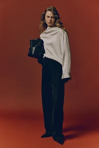 Blouse à encolure bénitier