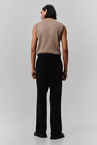 Relaxed Fit Linen-Blend Pants