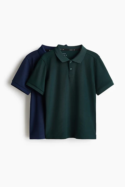 2-Pack Regular-Fit Sports Polo Shirts