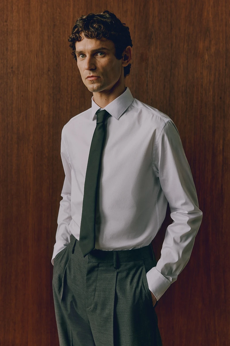 Slim-Fit Stretch Shirt