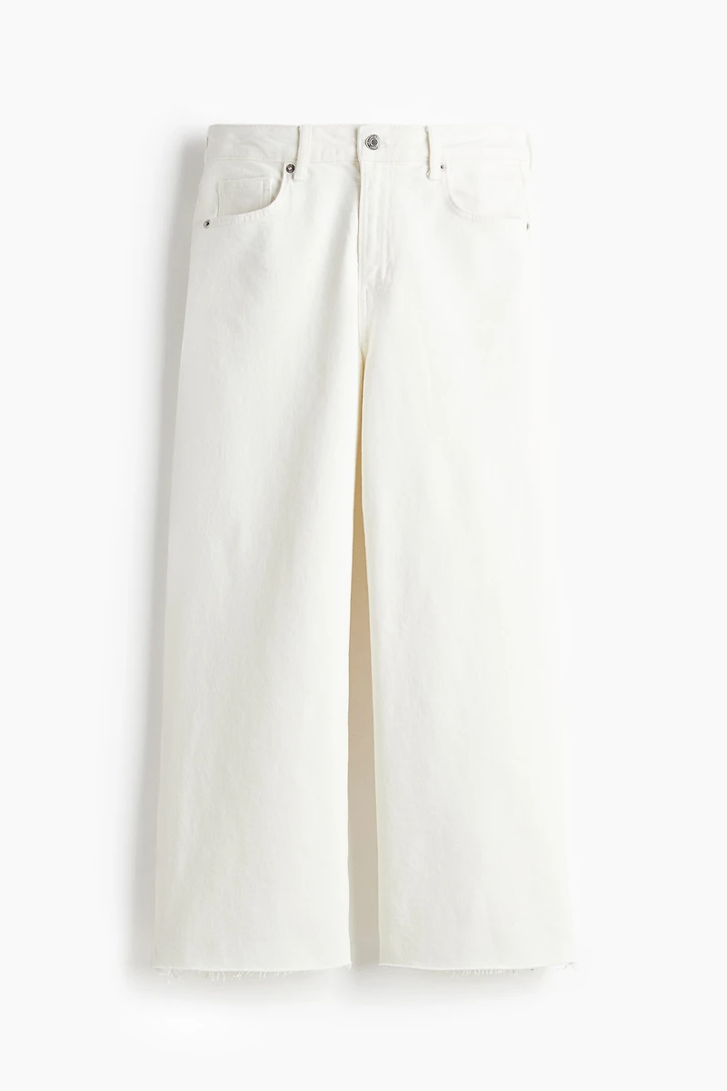 High Rise Wide-cut Jeans