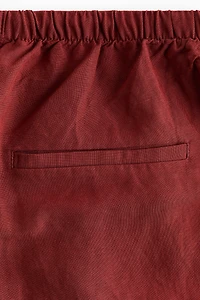 MAMA Linen-Blend Drawstring Pants