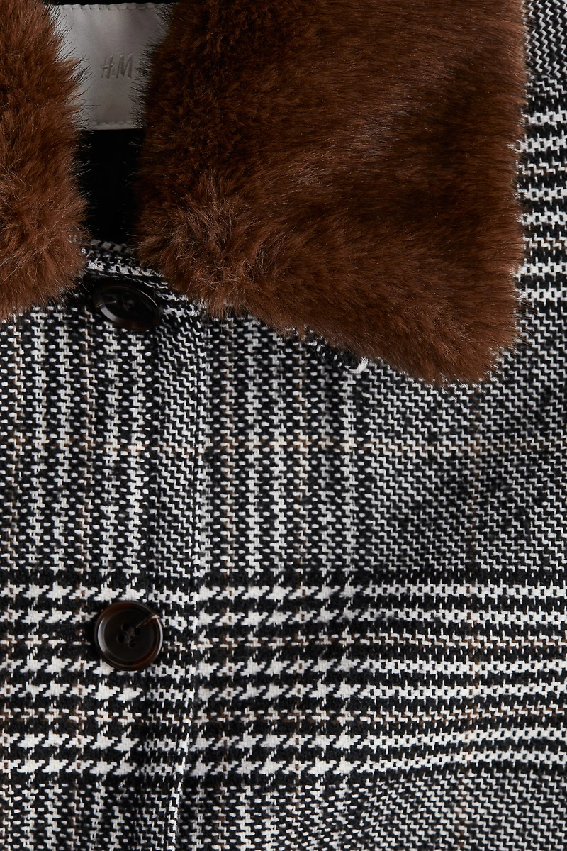 Veste en laine mélangée