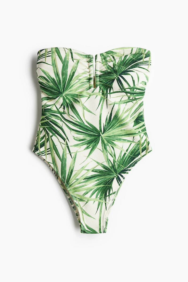 Costume de bain bandeau coussiné