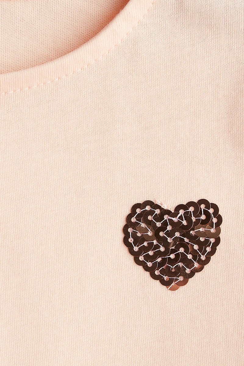 Haut avec motifs à sequins