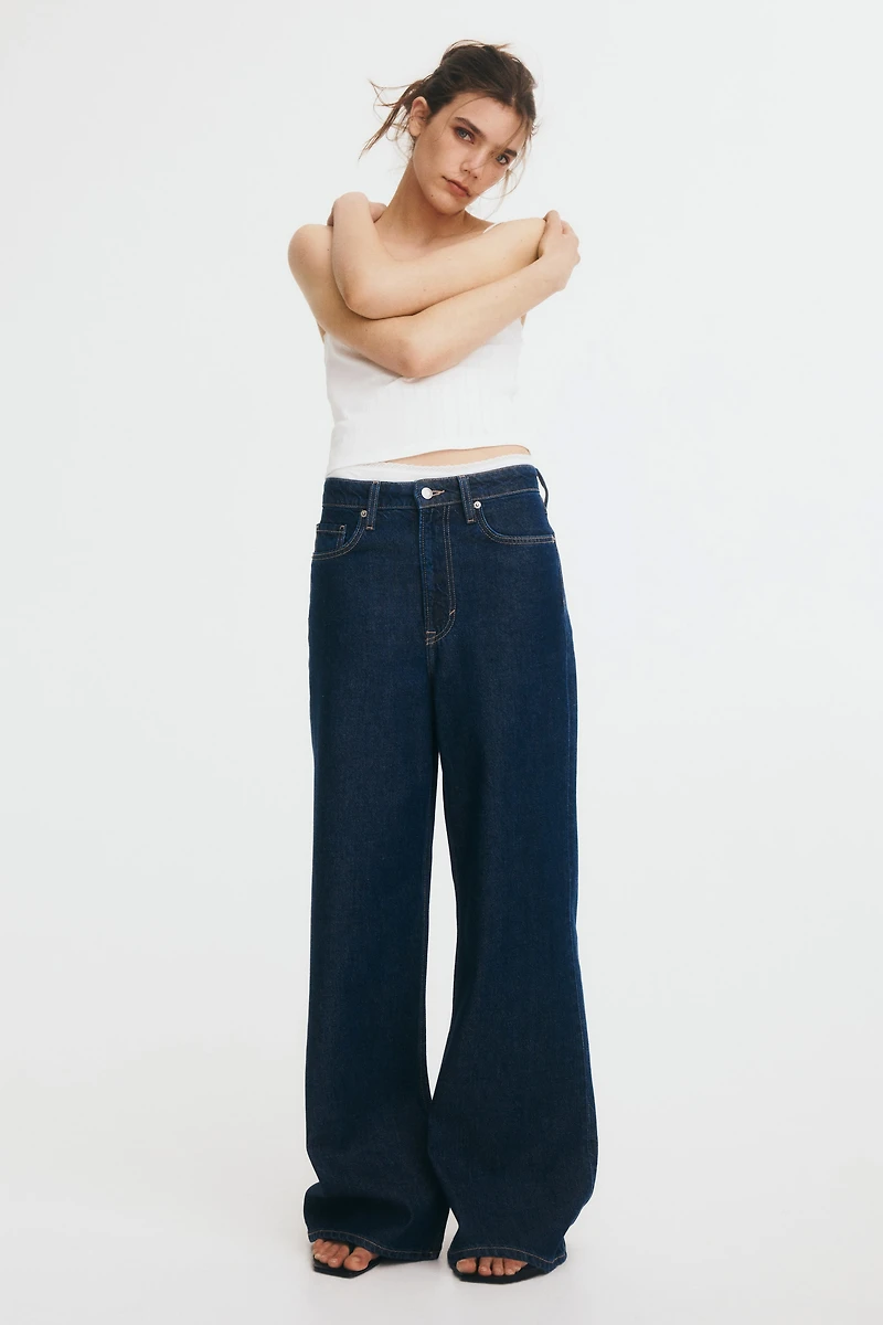 Feather Soft Super Wide Ultra High Jeans