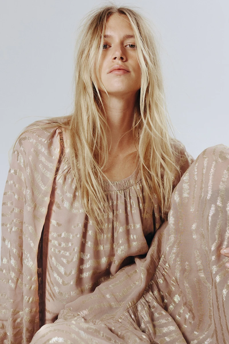 Jacquard-Weave Dress