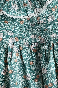 Floral-Print Cotton Dress