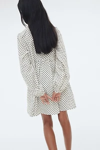 Tie-Detail Cotton Dress