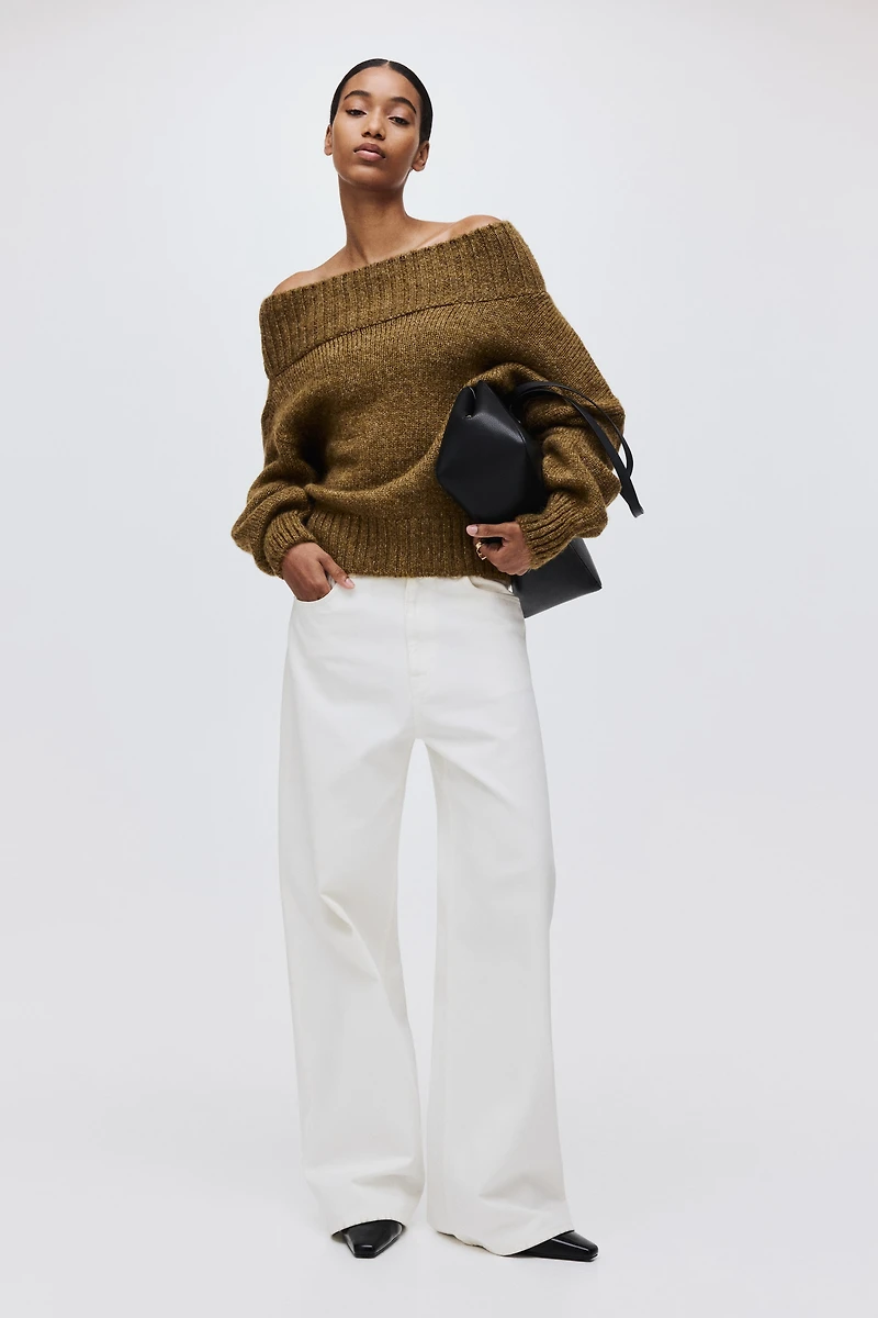 One-Shoulder Sweater