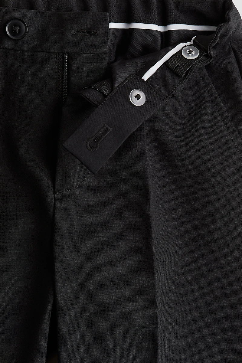 Pantalon de costume en laine mélangée