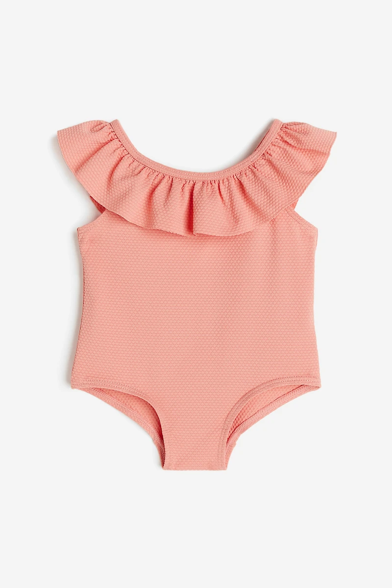 Flounce-trimmed Swimsuit