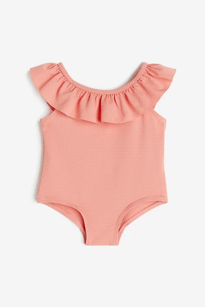 Flounce-trimmed Swimsuit