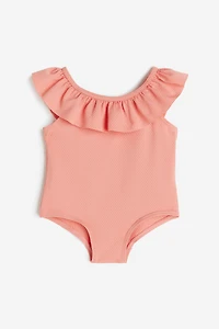 Flounce-trimmed Swimsuit