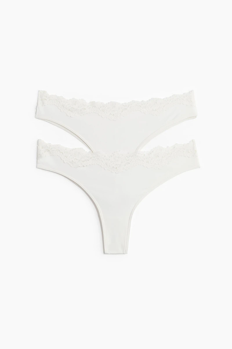Lot de 2 culottes brésilienne en microfibre