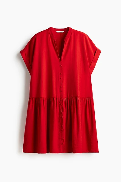 Crinkled Tunic Dress