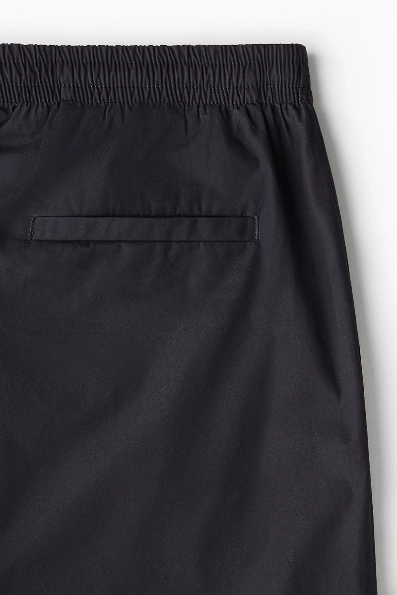 Relaxed-Fit Poplin Pants