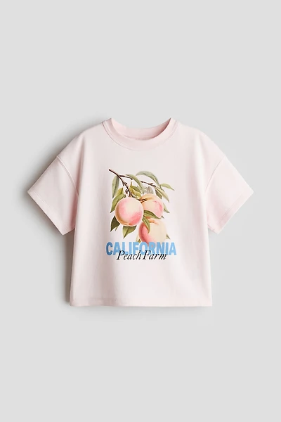 Loose-Fit Motif-Detail T-Shirt