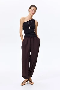 Pantalon à cordon avec jambes ballon