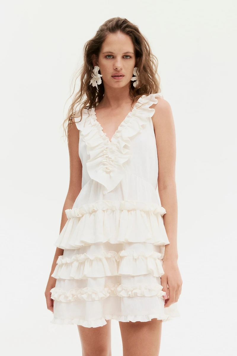 Robe volantée
