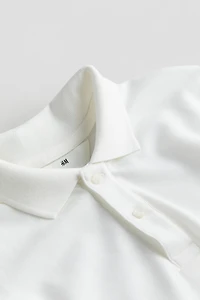 Polo en piqué de coton