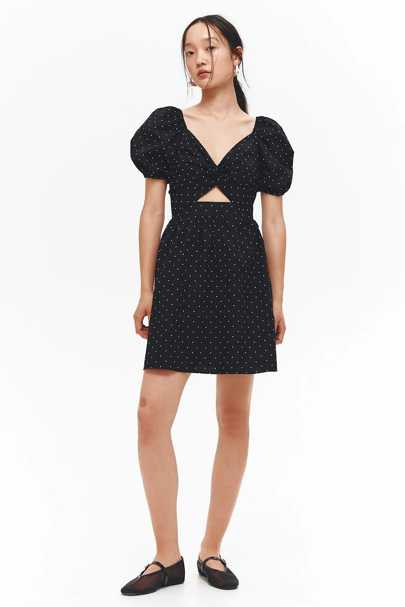Twist-Detail Dress