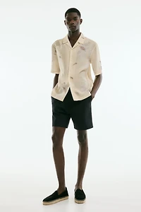 Relaxed-Fit Poplin Shorts