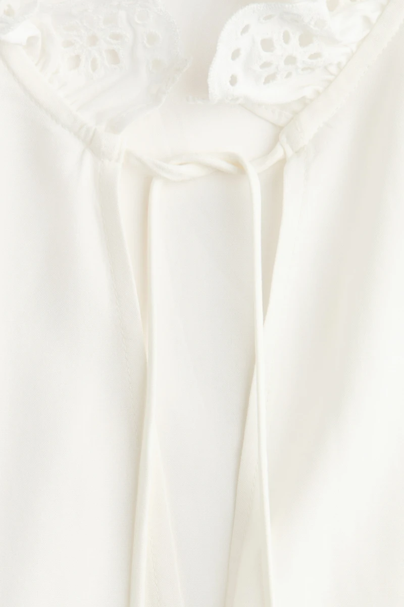 Ruffle-Trimmed Blouse