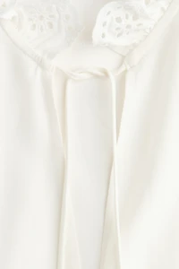 Ruffle-Trimmed Blouse