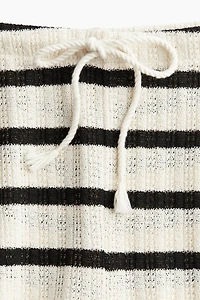 Pantalon en maille texturée