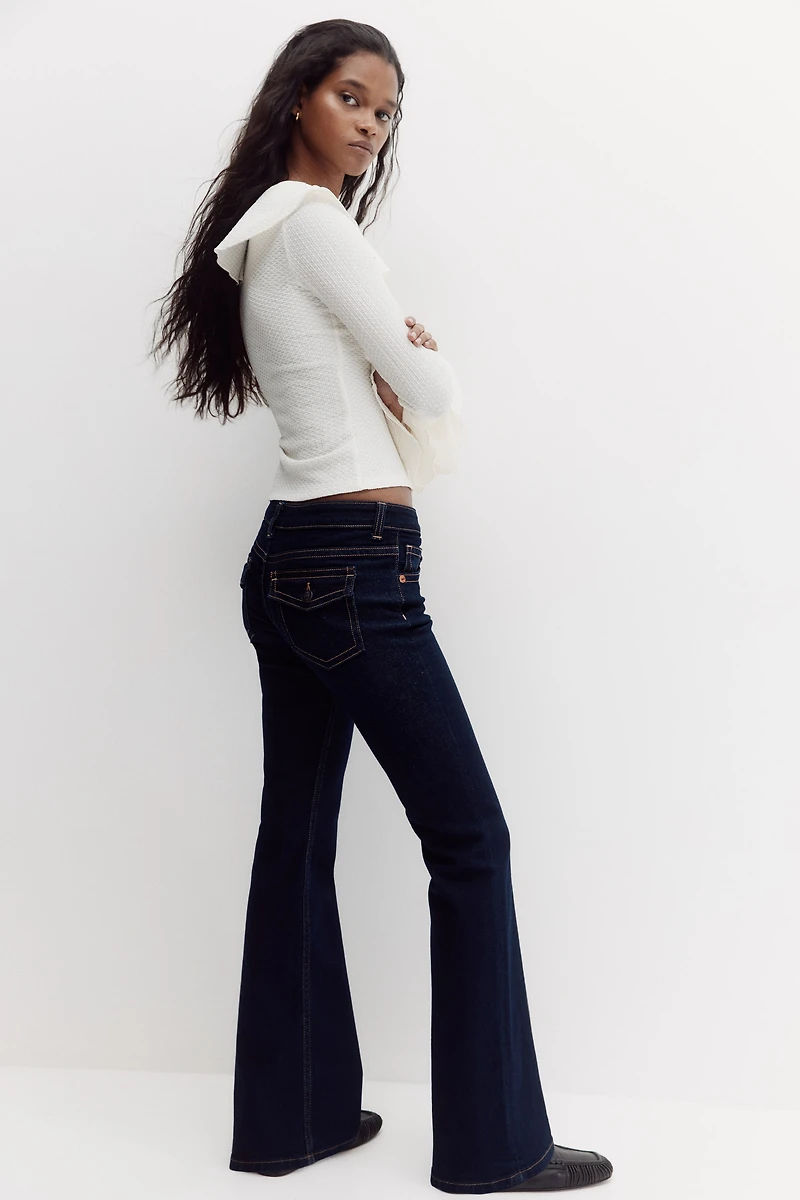 Flared Low Jeans