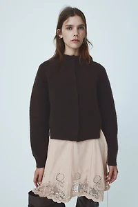 Mohair-Blend Cardigan