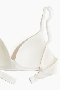 Padded Soft-Cup Microfiber Bra
