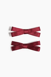 2-Pack Bow Hair Clips