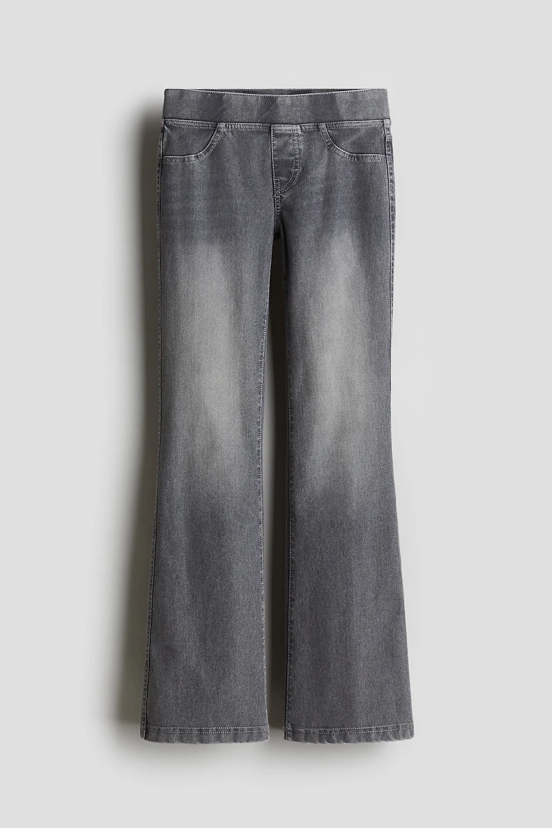 Flared Jersey Pants