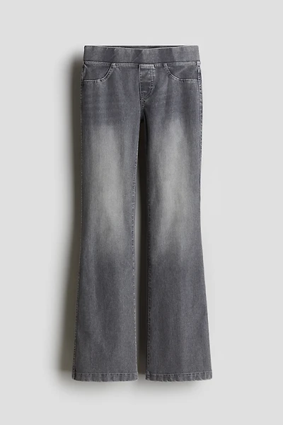 Flared Jersey Pants