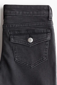 Jean évasé taille basse